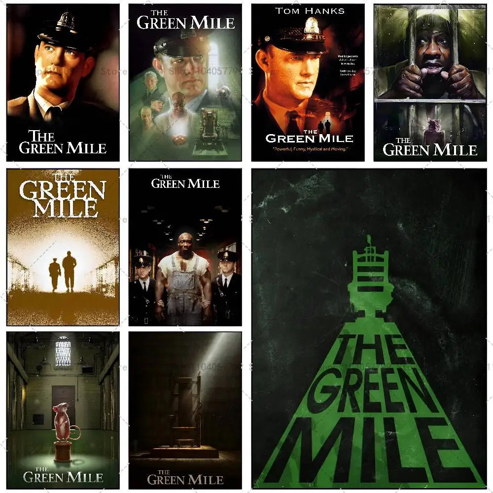 The Green Mile Movie Poster Self-Adhesive Wall Mural Sticker Wall Art Sticker Axl