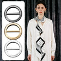 Metal Scarf Rings & Slides for Women – 3-Pack Zinc Alloy Clips Scarf Ring Clips Axl Default Title
