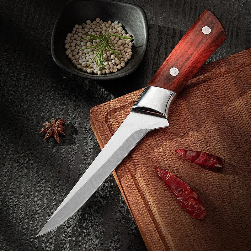 Professional Boning Knife with Cover – Stainless Steel Meat Knife Boning Knife Axl