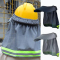 Hard Hat Sun Shade Visor – Reflective Safety Helmet Cover Safety Helmet Visor Axl Gray