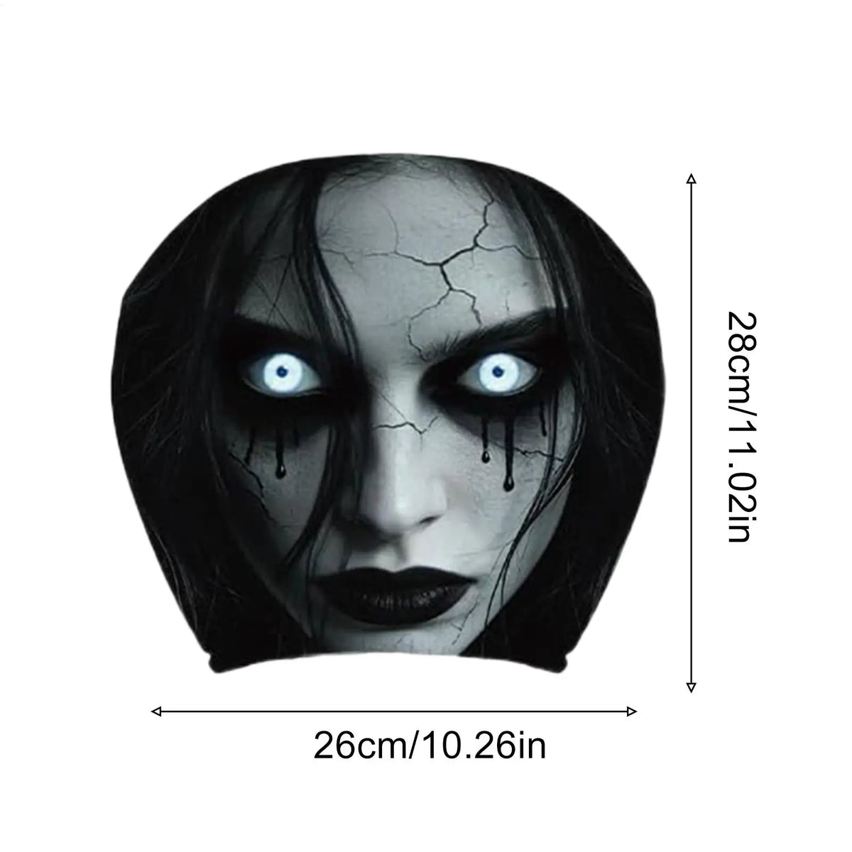 Halloween Ghost Car Headrest Covers – 2-Piece Spooky Set Car Headrest Cover Axl