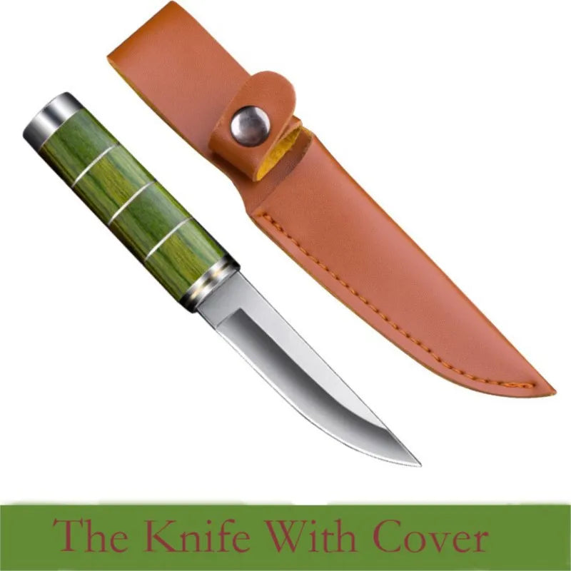 Bamboo Handle Stainless Steel Meat & Deboning Knife | BBQ Kitchen & BBQ Knife Axl