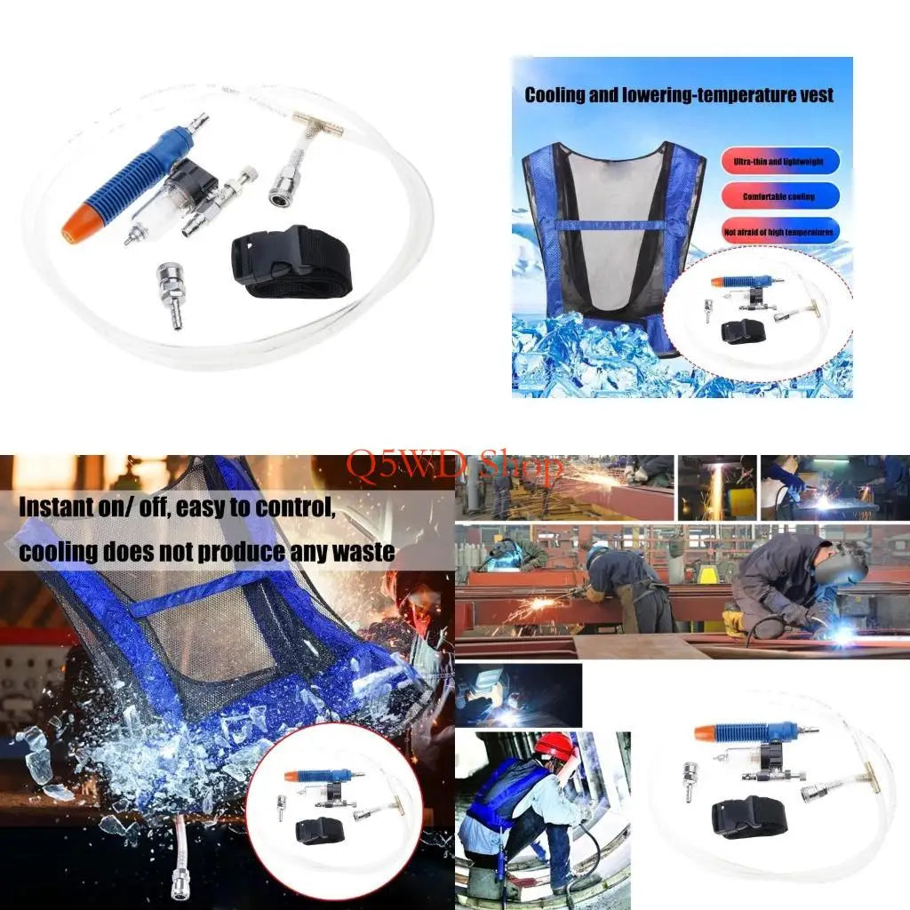 Vortex Air Compressor Cooling Vest for Construction & Workshop Cooling Work Vest Axl CN