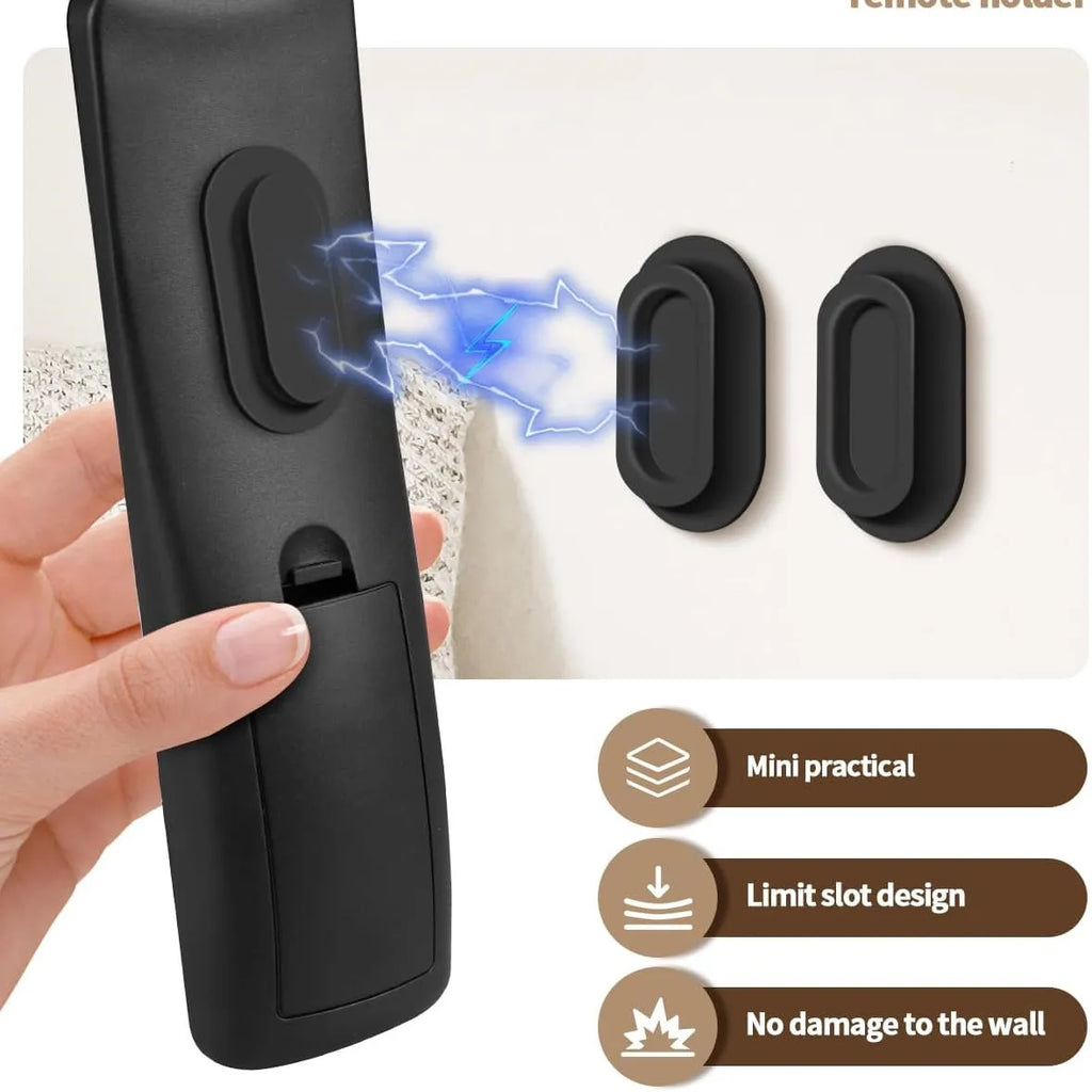 6-Pack Magnetic Remote Control Holder | Silicone Wall Mount Wall Mount Organizer Axl