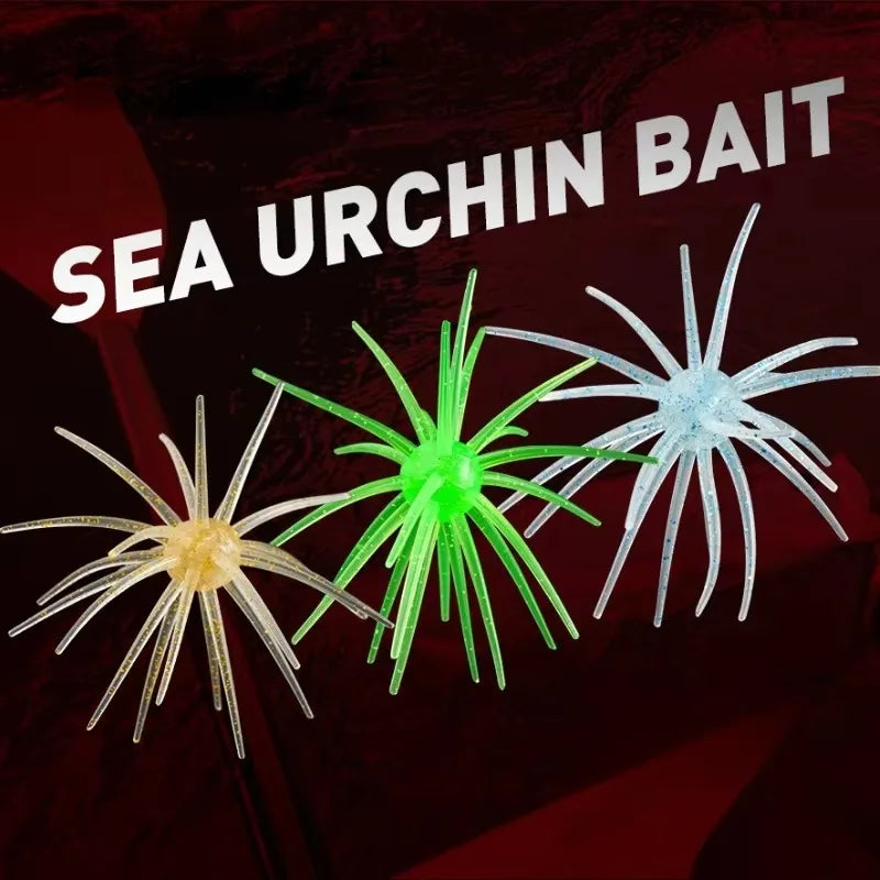 Floating Sea Urchin Soft Lure 11cm 9g – Bionic Spiky Ball Bait Soft Fishing Lure Axl