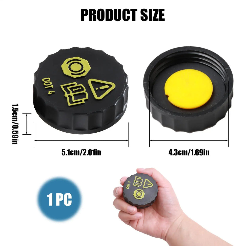 Double-Layer Dustproof Brake Fluid Reservoir Cap | Car & Moto Brake Reservoir Cap Axl
