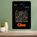 Clue Classic Movie Metal Poster Sign – Retro Aluminum Wall Art Metal Wall Sign Axl aluminum sign aluminum 14x20cm