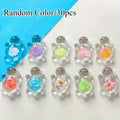Glow in the Dark Mini Turtle Figurines – 10/30pc Resin Set Miniature Figurine Set Axl Random Color-30pcs