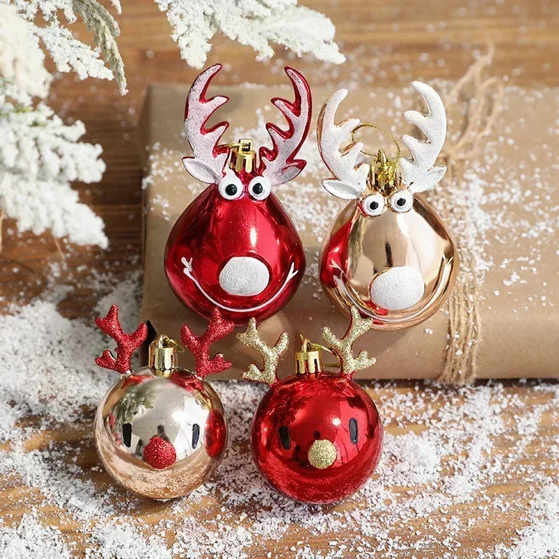 Christmas Deer Antler Hanging Ornaments – Xmas Tree Decor Christmas Ornaments Axl