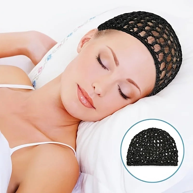 Crochet Hairnet – Soft Reusable Mesh Cap for Women Hair Mesh Cap Axl