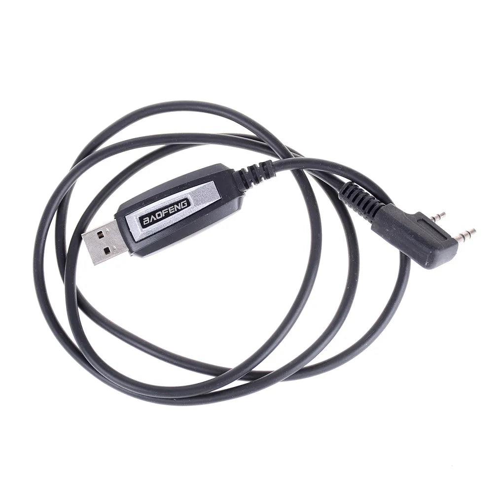 USB 2-Pin Programming Cable & Software CD for UV-5R BF-888S Radio Programming Cable Axl