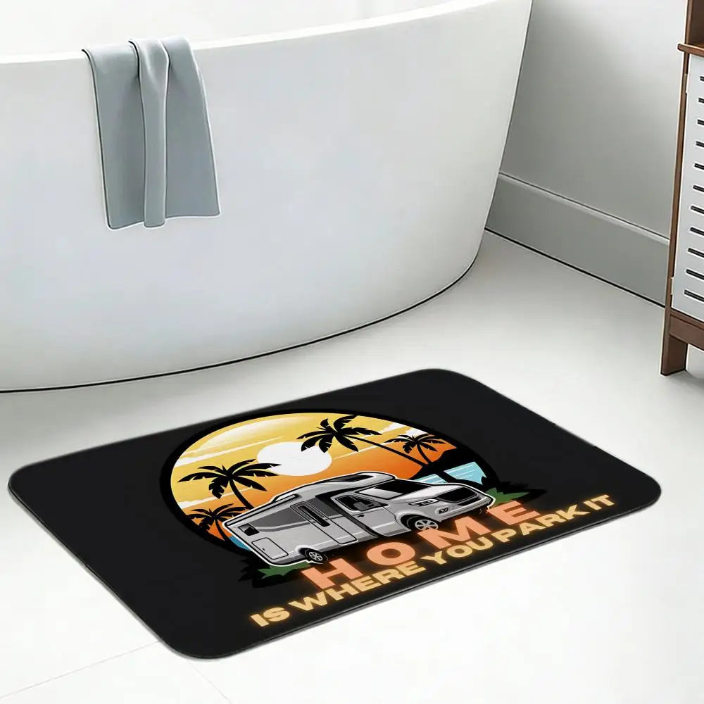 Diatomite Bath Mat – Quick Dry, Non-Slip, Multi-Use Floor Mat Bath Mat Axl