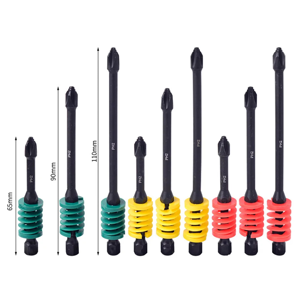 Magnetic Cross Head Screwdriver Bits 65/90/110mm Hex Shank Screwdriver Bit Axl