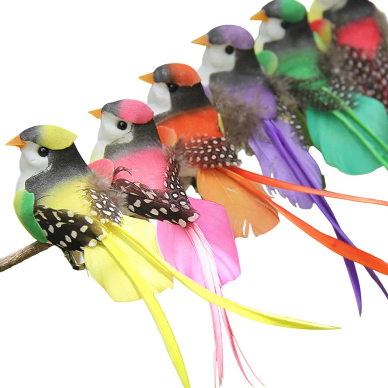 Swallow Tail Bird Clip – Handmade Artificial Bird Ornament Artificial Bird Ornament Axl