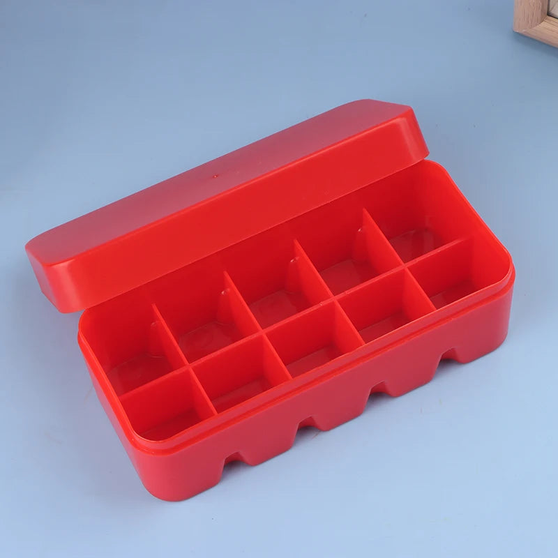 Hard Plastic 35mm Film Storage Case – Holds 10 Rolls Film Storage Case Axl Red