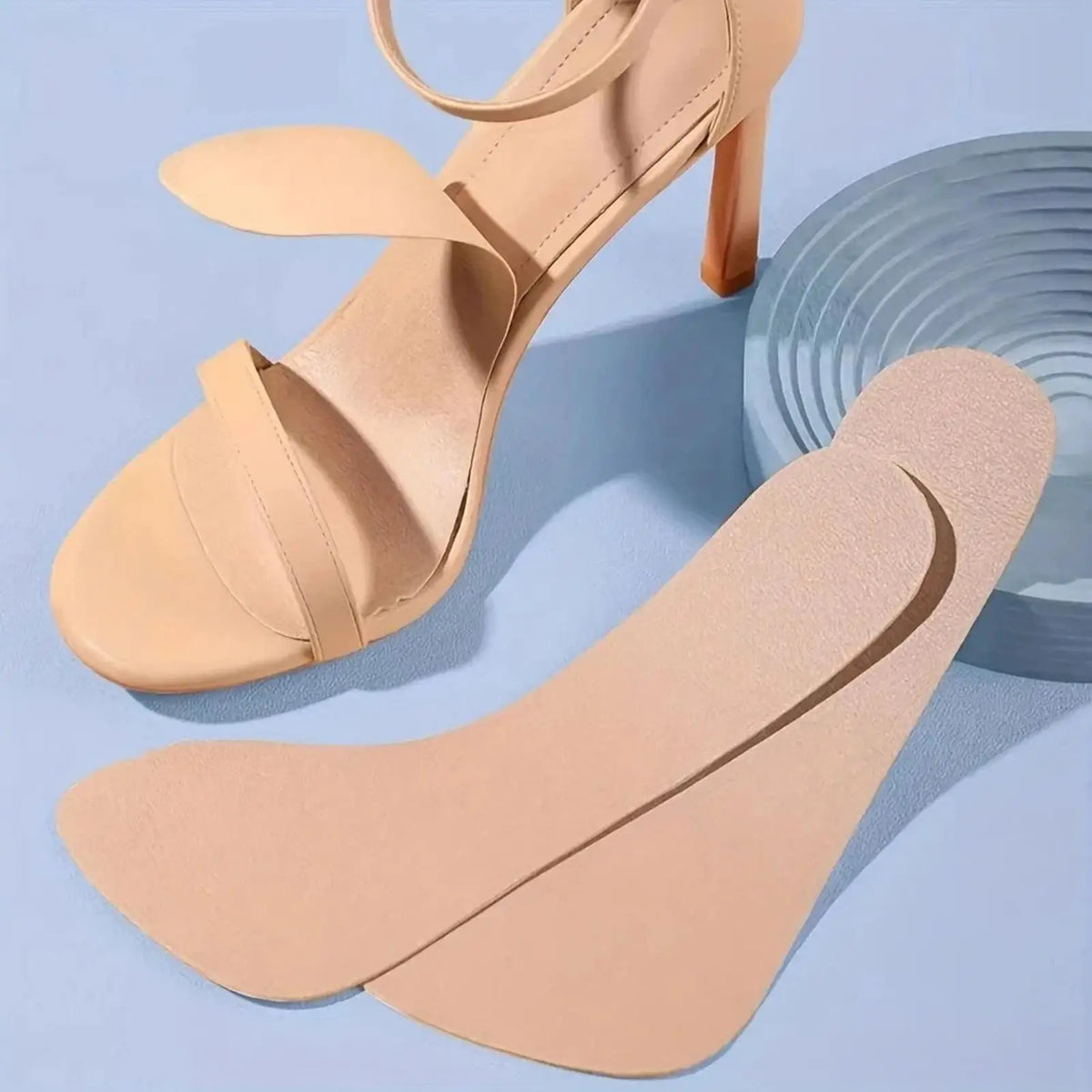 Women's Anti-Slip Adhesive Sandal Insoles | 3/4 Cushion Insert Shoe Insoles Axl Default Title