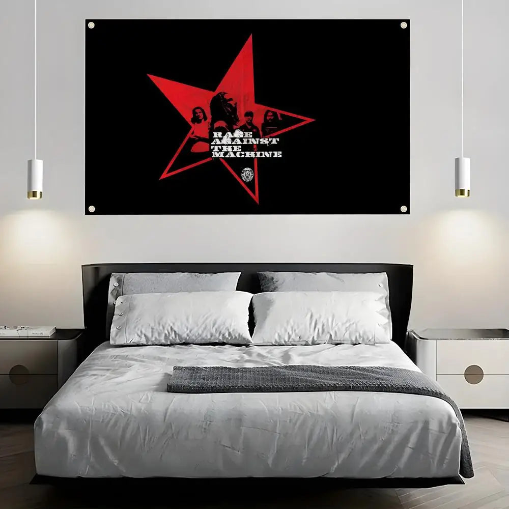 Rage Against the Machine Flag – Wall & Concert Banner Band Wall Flag Axl
