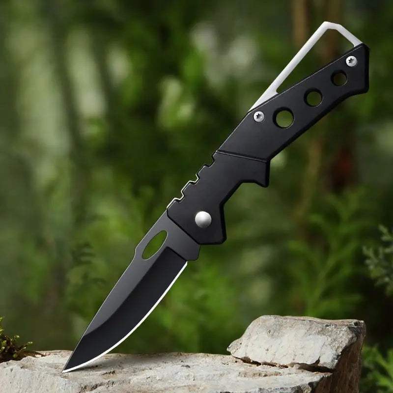 PLYS All-Steel EDC Folding Pocket Knife – Carbon Steel Blade Folding Pocket Knife Axl A