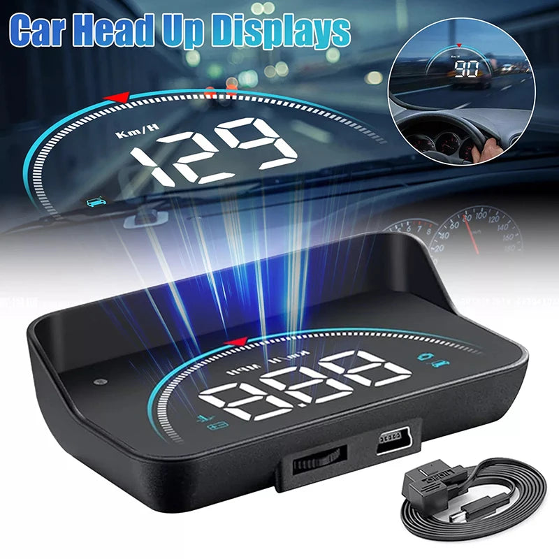 M8 OBD2 Car HUD Head Up Display | Speed & Temp Monitor Car Head Up Display Axl