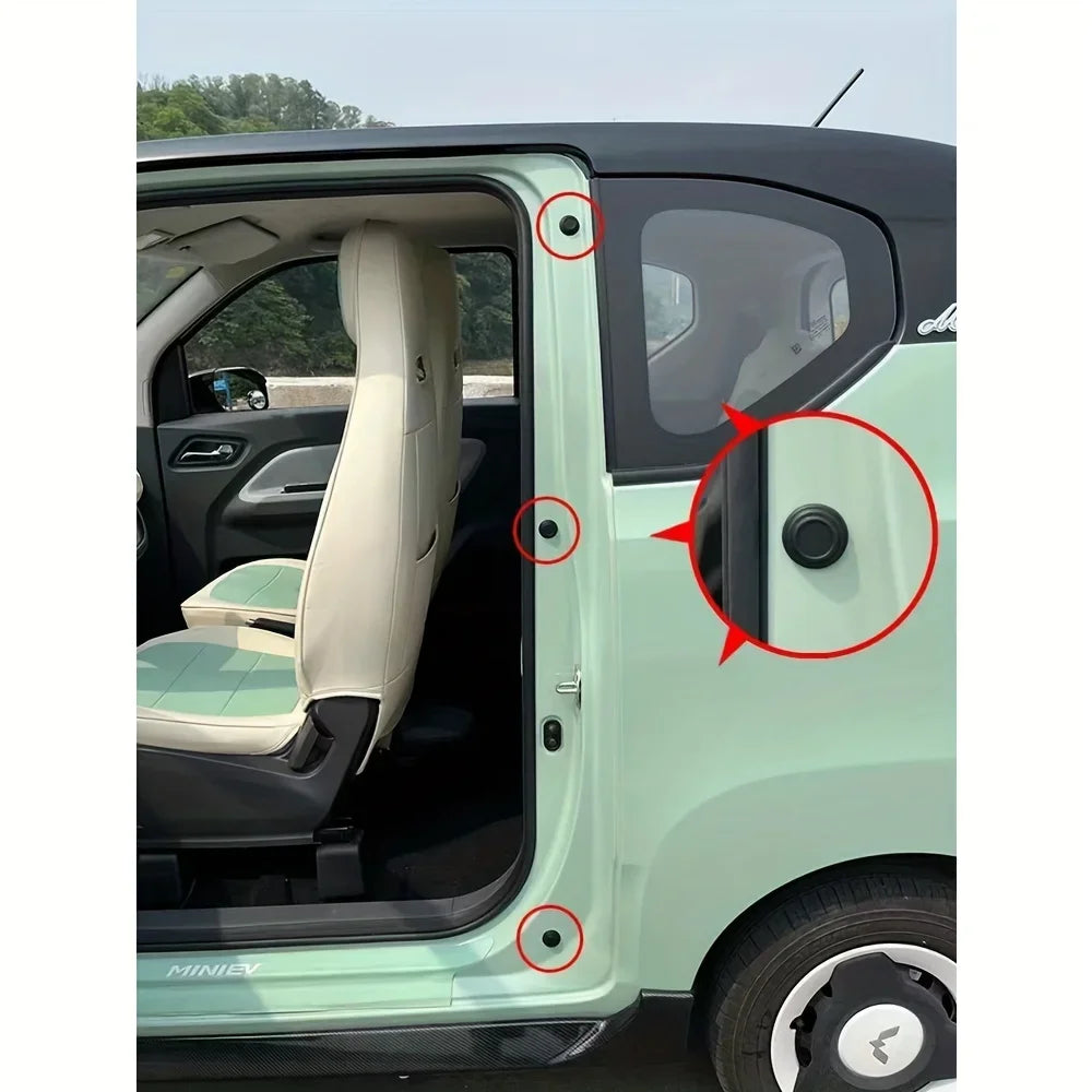 4-Pack Car Door Soundproof Pads – EPDM Self-Adhesive Insulation Car Door Insulation Axl