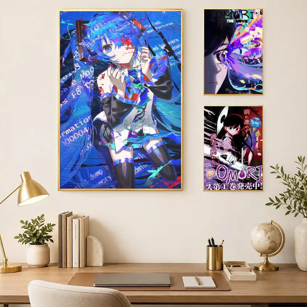 Game O-OMOR Self-Stick HD Wall Art Poster – Waterproof Decor Wall Art Poster Axl