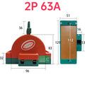 DPDT Knife Disconnect Switch 2 Pole Double Throw 32A 63A 100A Knife Disconnect Switch Axl 2P63A