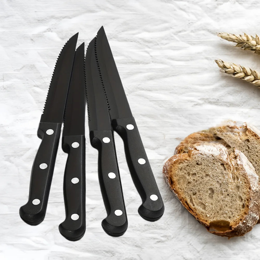 Steak Knives Set 4/6/8/16 Pcs – Serrated Stainless Steel Steak Knife Set Axl