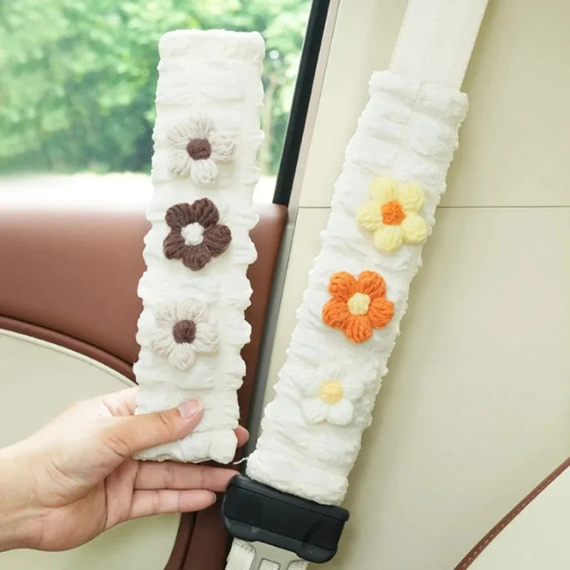 Cute Car Seat Belt Shoulder Pad – Soft Polyester Cover Seat Belt Cover Axl