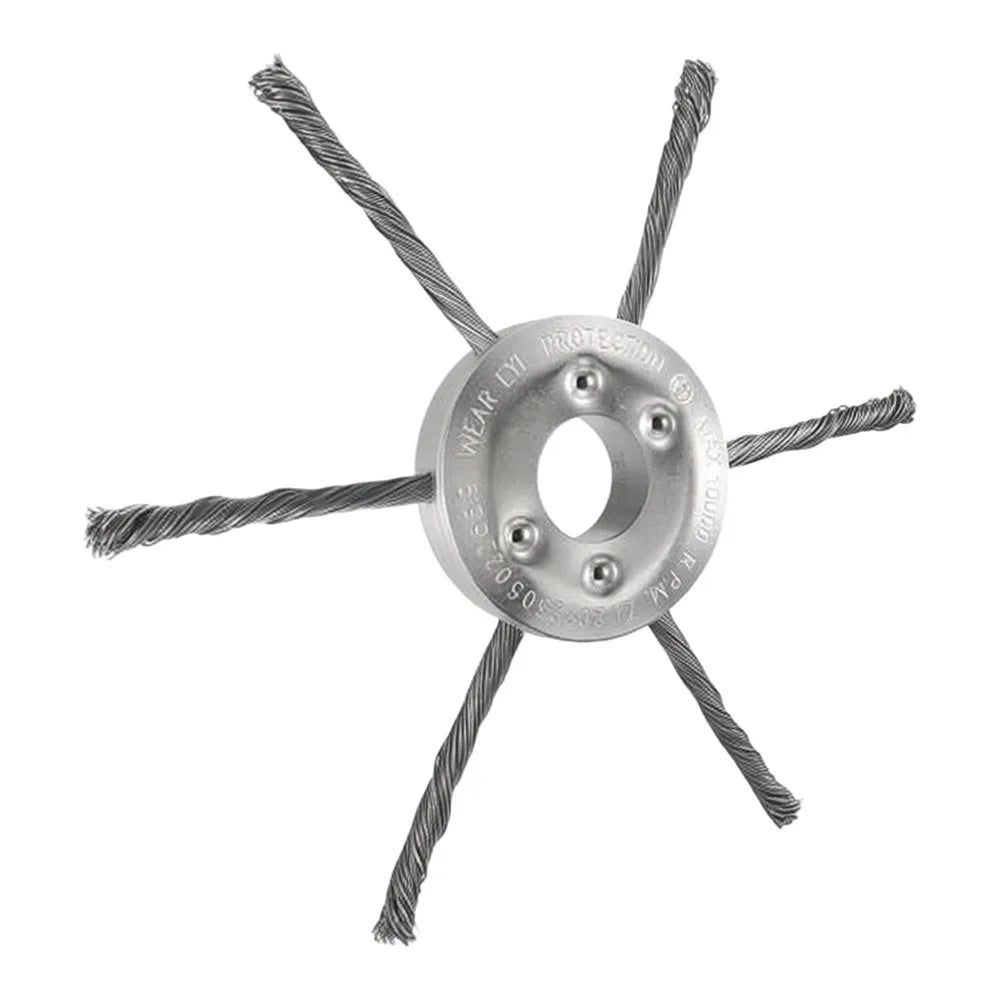 8-Inch 6-Blade Steel Wire Trimmer Head for Lawn Mowers | NEWONE Wire Trimmer Head Axl