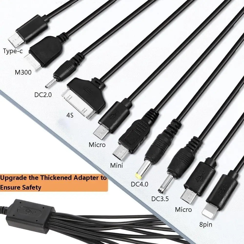 10-in-1 Multi Charging Cable – 10 Port USB Multi Connector Multi USB Cable Axl