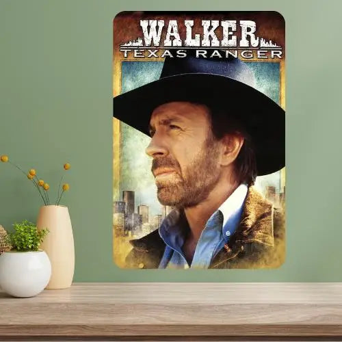 Walker Texas Ranger Classic TV Show Metal Poster Sign Metal Wall Sign Axl aluminum sign aluminum 20x30cm