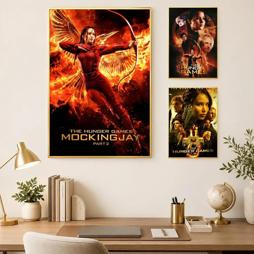 Hunger Games HD PVC Wall Art Poster – Self-Stick & Waterproof PVC Wall Poster Axl