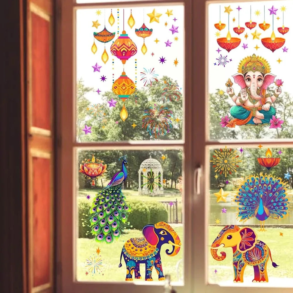 Elephant PVC Wall Stickers – Waterproof Self-Adhesive Decals 2pc Wall Decal Stickers Axl