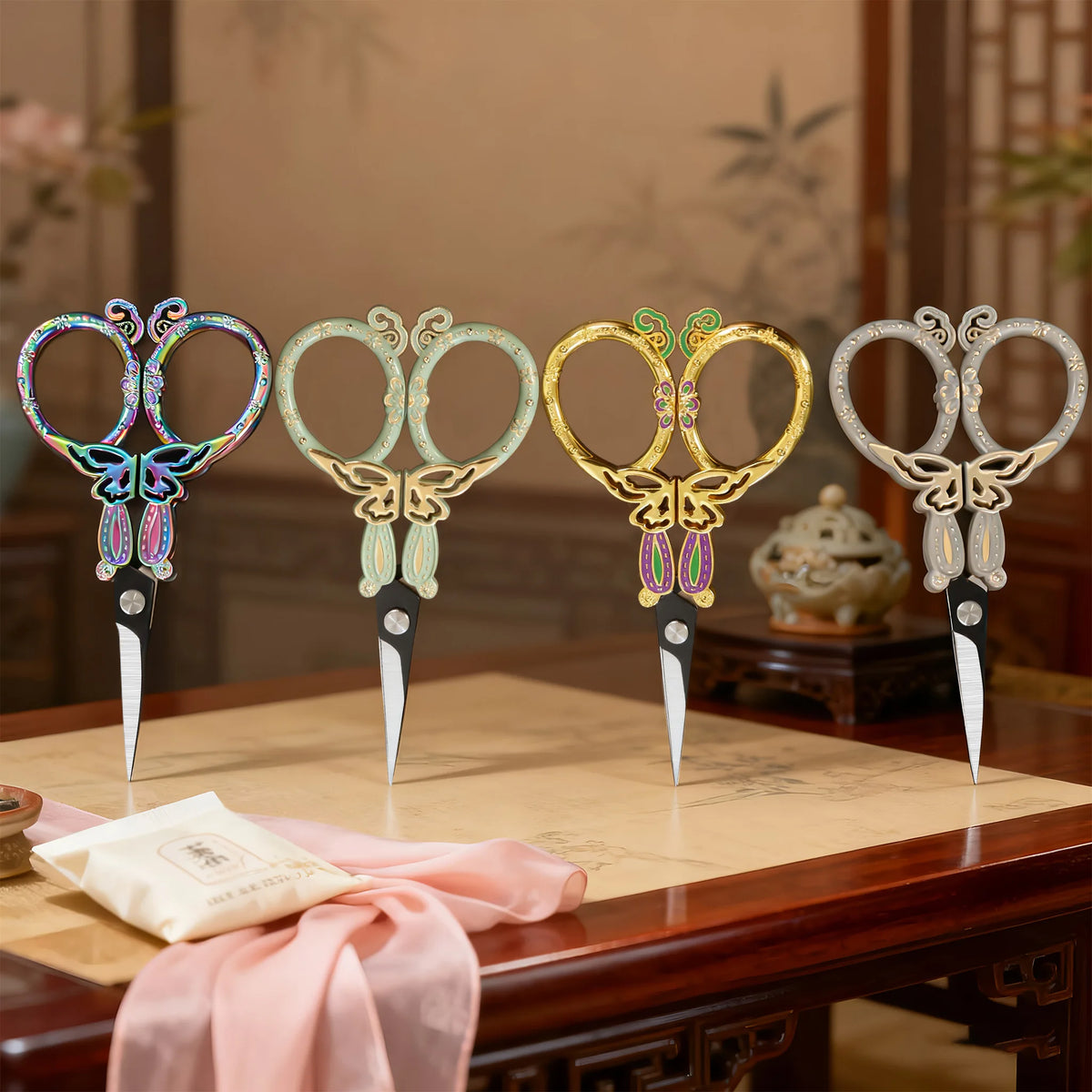 Retro Vintage Sewing Scissors – Embroidery & Fabric Shears Embroidery Scissors Axl