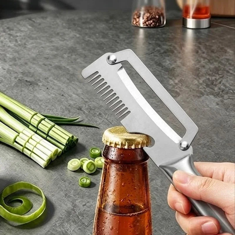 PLYS 3-in-1 Paring Knife & Stainless Steel Vegetable Peeler Paring Knife Peeler Axl