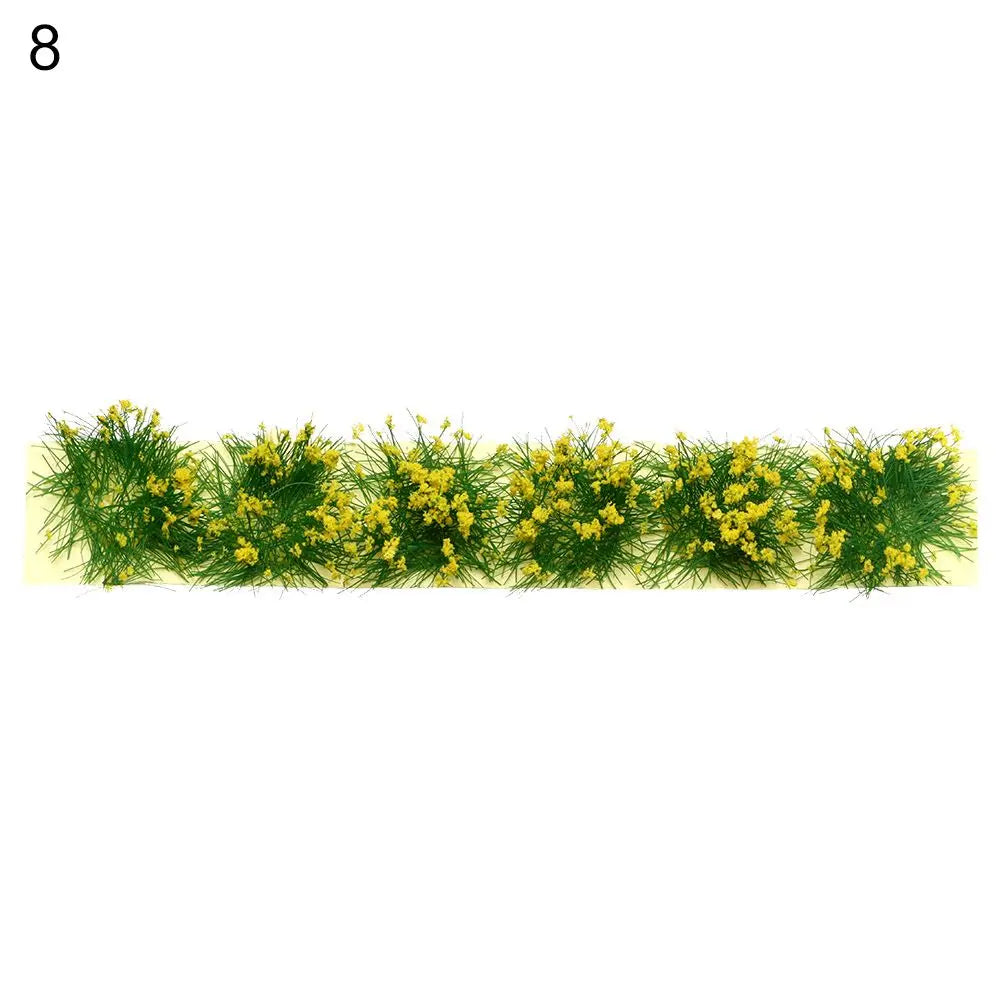 Miniature Grass Tufts & Flower Clusters – Wargame Terrain Decor Miniature Scenery Tufts Axl 8