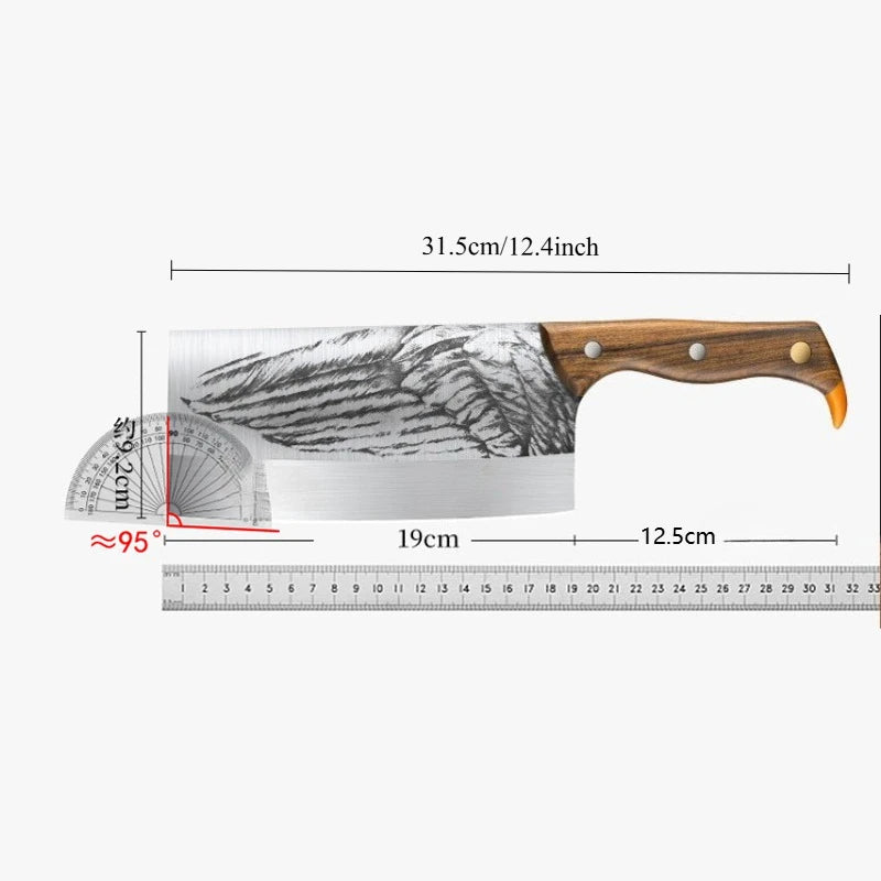 PLYS Forged High-Alloy Carbon Steel Chef's Slicing Knife Chef's Slicing Knife Axl