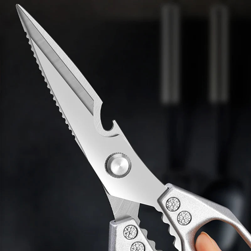 Stainless Steel Kitchen Scissors – Multi-Tool Chicken Shears Kitchen Scissors Axl