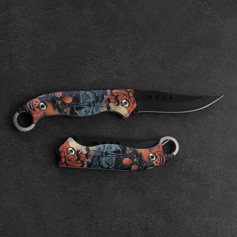 Mini Folding Pocket Knife – Stainless Steel EDC Camping Tool Folding Pocket Knife Axl 1pc knife HA6