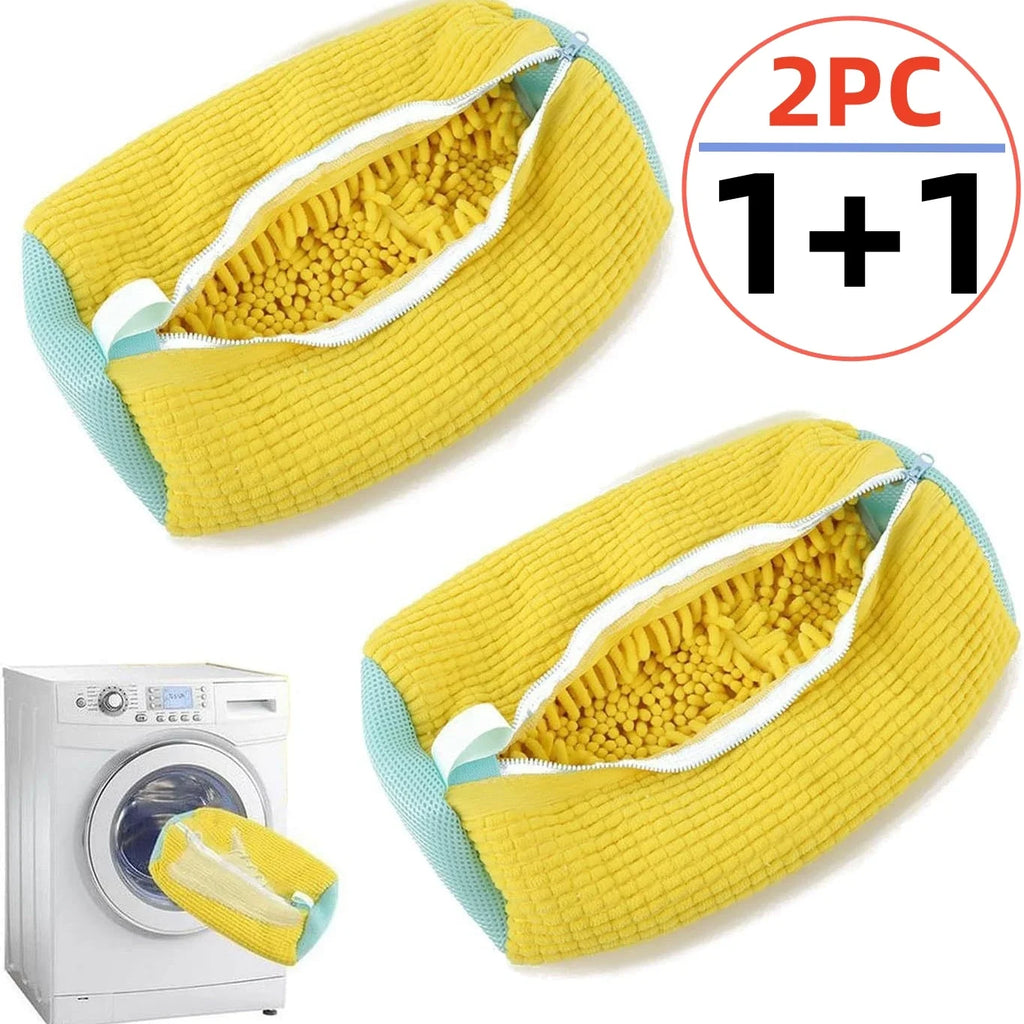 Shoe Laundry Wash Bag – Anti-Deformation Cotton Mesh (1/2 Pack) Shoe Laundry Bag Axl