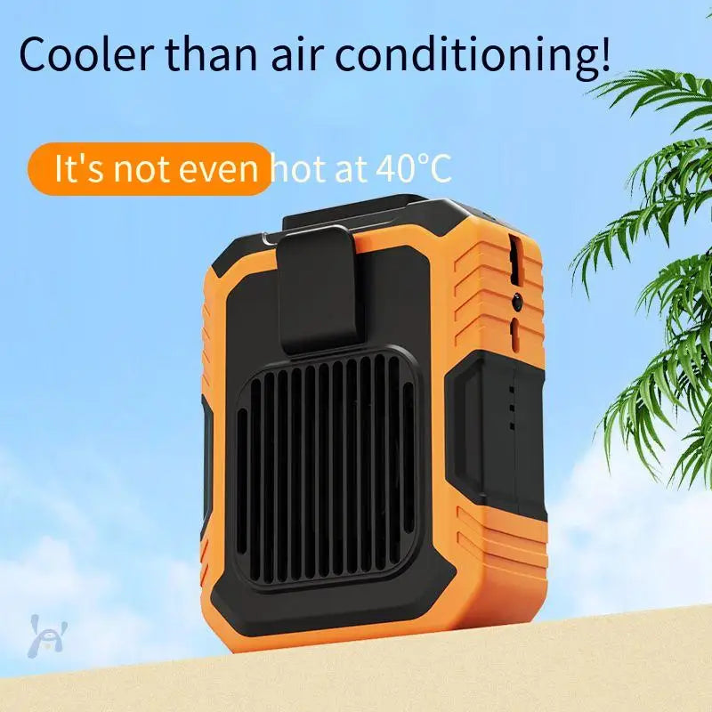 4-in-1 Portable Fan – Waist Clip, Desktop, Handheld & Power Bank Portable Personal Fan Axl