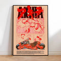 Classic Akira Anime Poster – HD Self-Adhesive Waterproof Wall Art Anime Wall Poster Axl z12 50X70cmNoframe