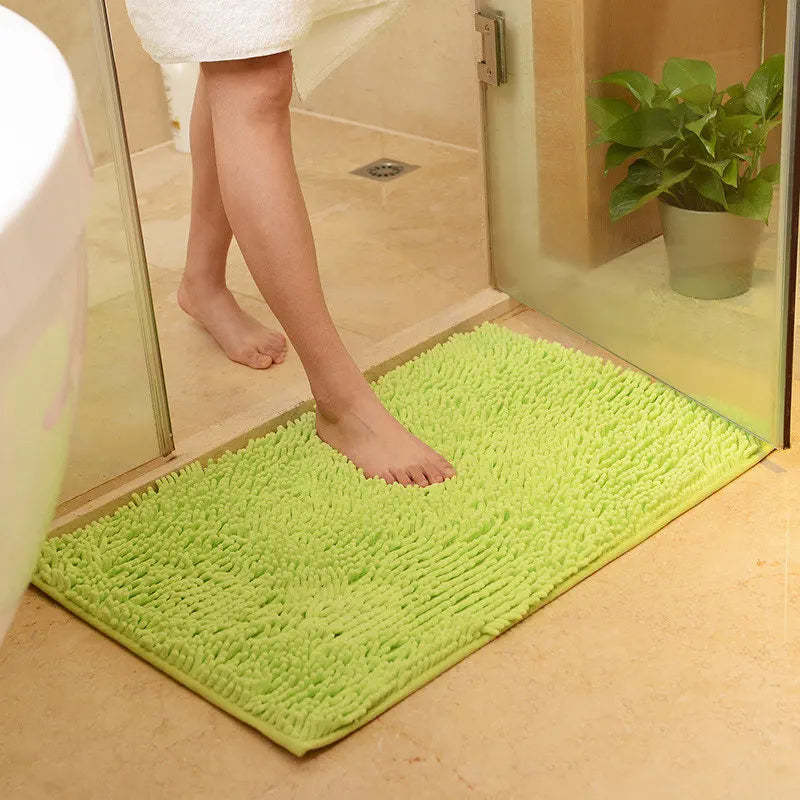 Thick Memory Foam Bath Mat – Absorbent Non-Slip Bathroom Rug Bath Mat Rug Axl Fruitgreen about 40x60cm