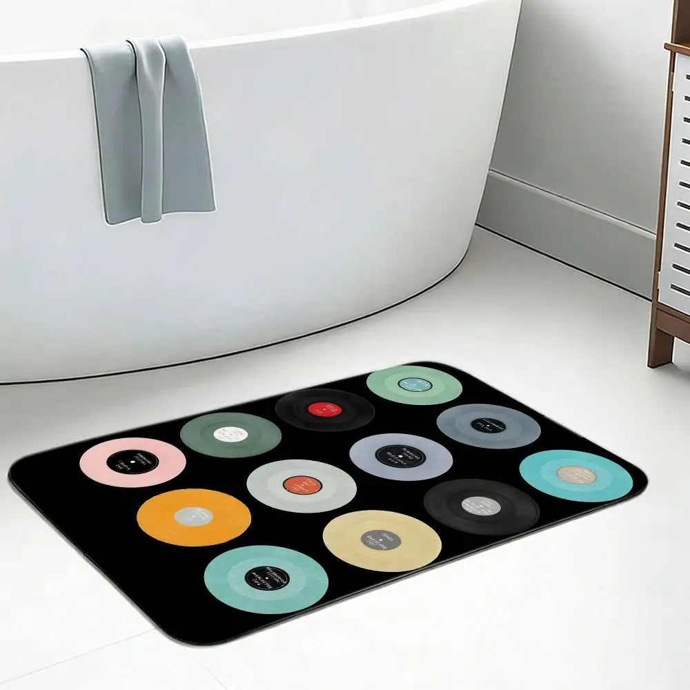 Diatomite Bath Mat – Quick Dry, Anti-Slip Cartoon Pattern Bath Mat Axl