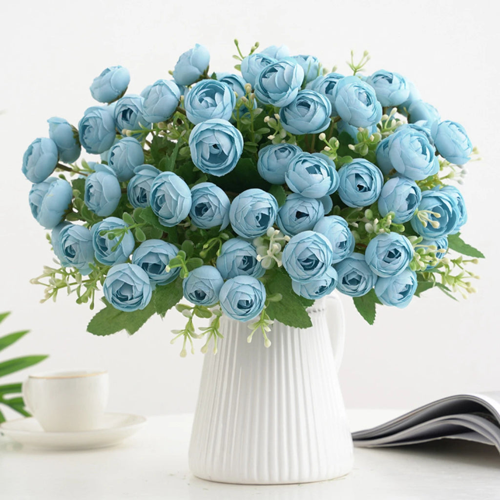 Artificial Silk Rose Bouquet – Wedding & Home Décor Gift Artificial Flower Bouquet Axl