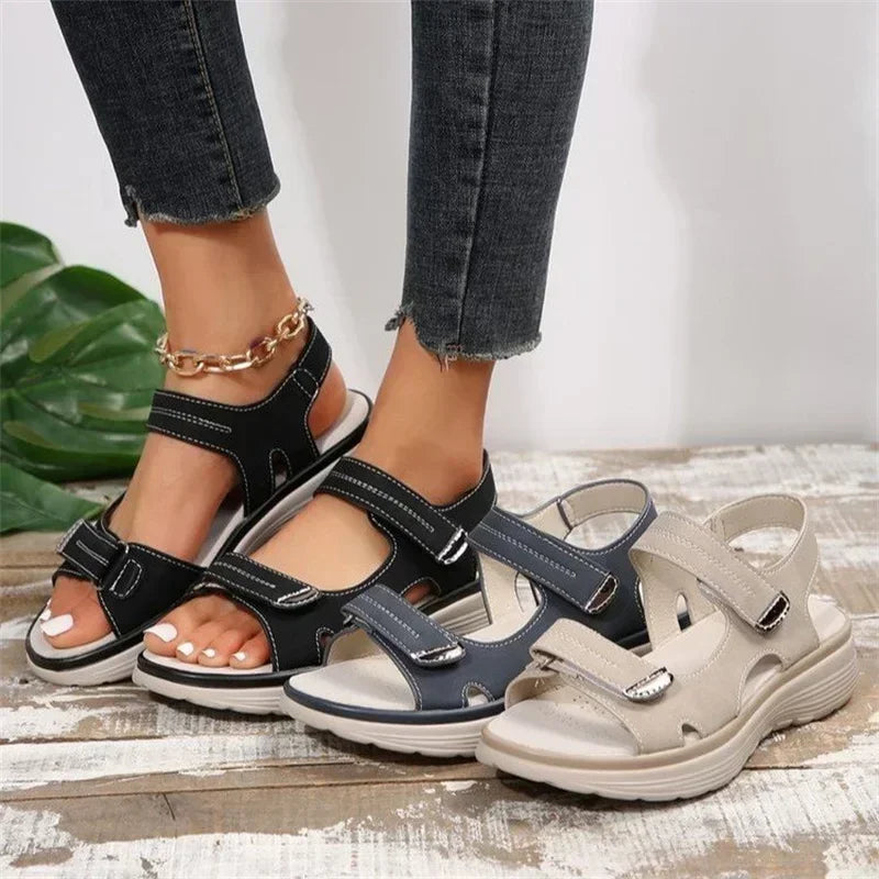 Women's Lightweight Slip-On Beach Sandals | Summer Flats Women's Sandals Axl