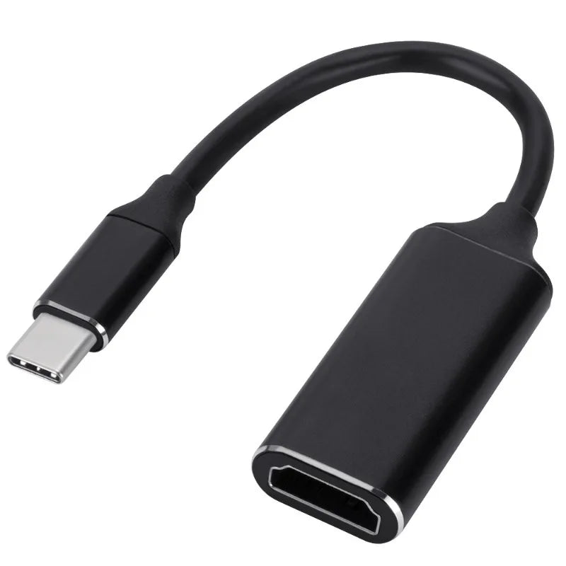 USB-C to HDMI Adapter Cable 4K – Laptop, Tablet & Phone USB-C HDMI Adapter Axl black-1pcs