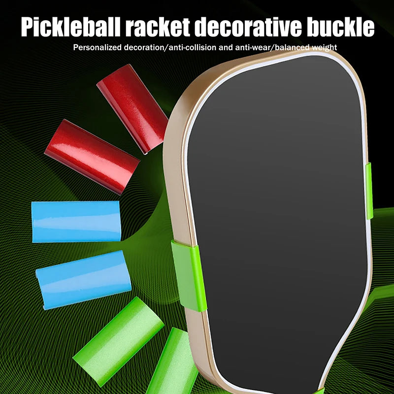 Pickleball Paddle Weight Clips 45×18mm TPU Snap Fastener Paddle Weight Clip Axl
