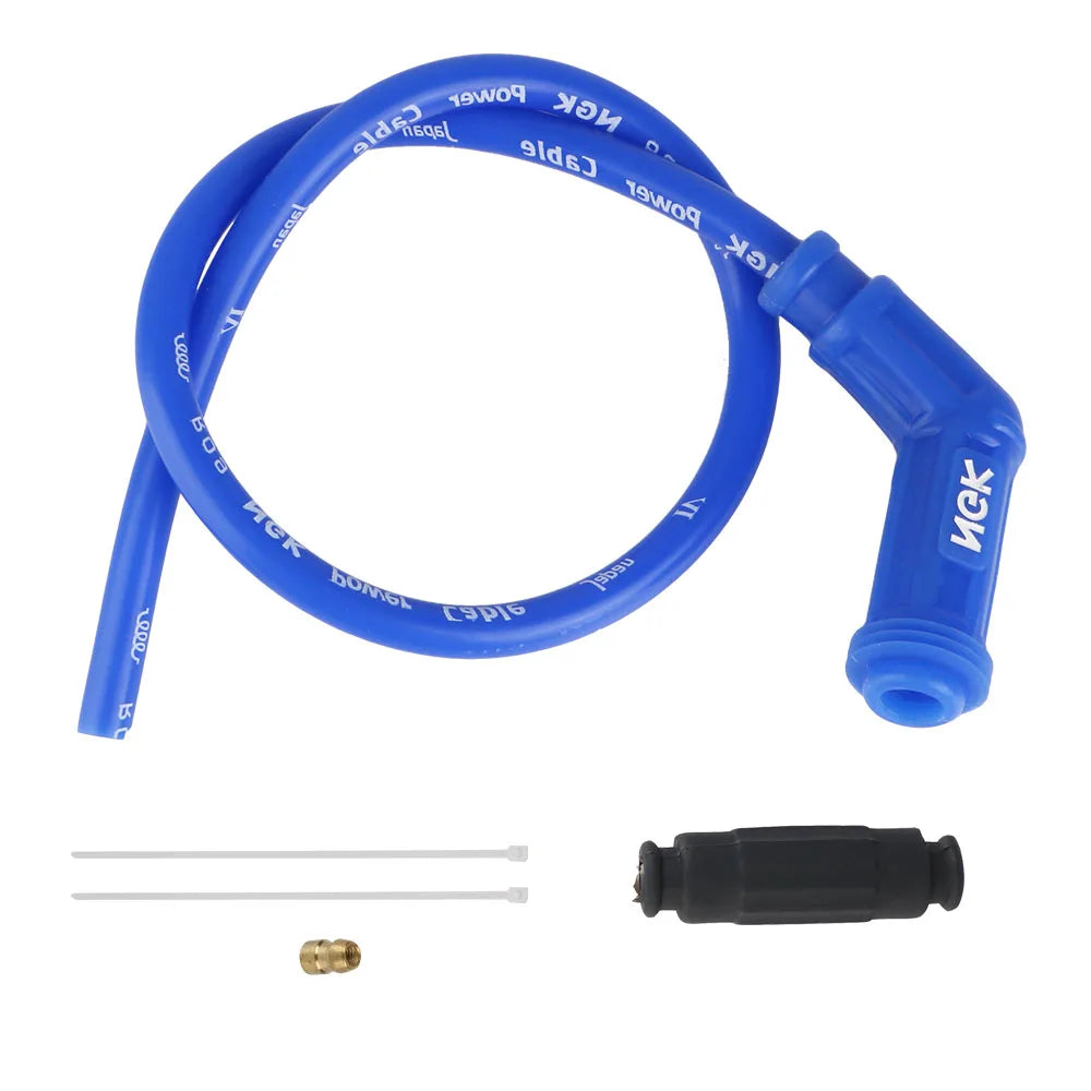 Iridium Ignition Coil & Spark Plug Kit – Dirt Bike ATV Scooter Ignition Coil Kit Axl 120 angle Blue