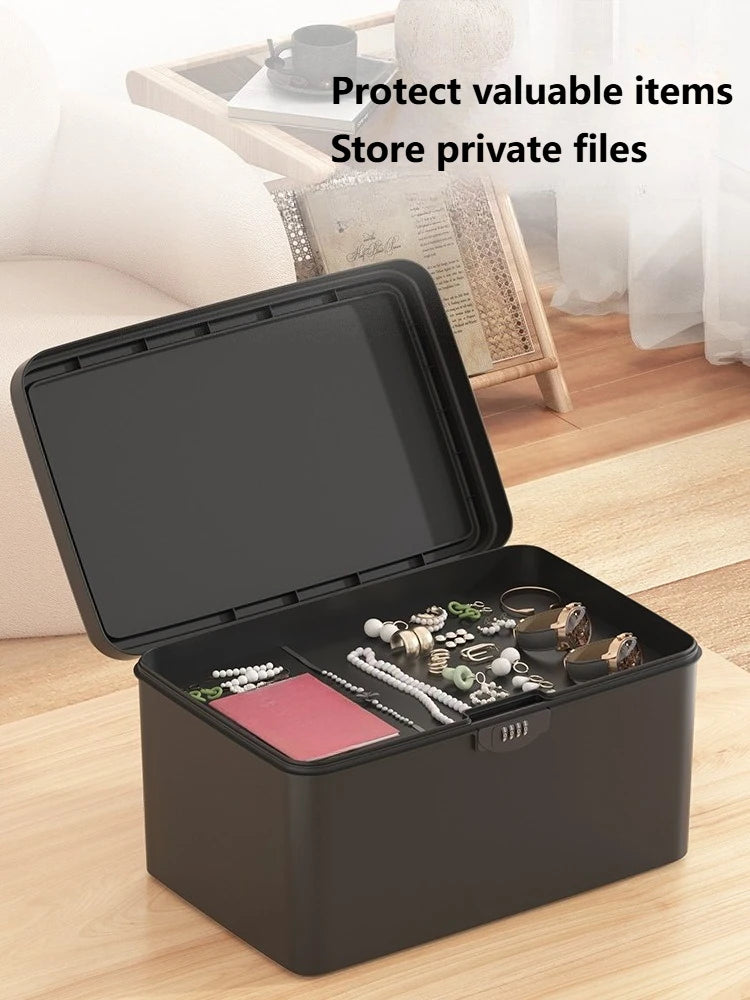 Portable Lockable Storage Box – 4-Digit Combination Lock Lockable Storage Box Axl